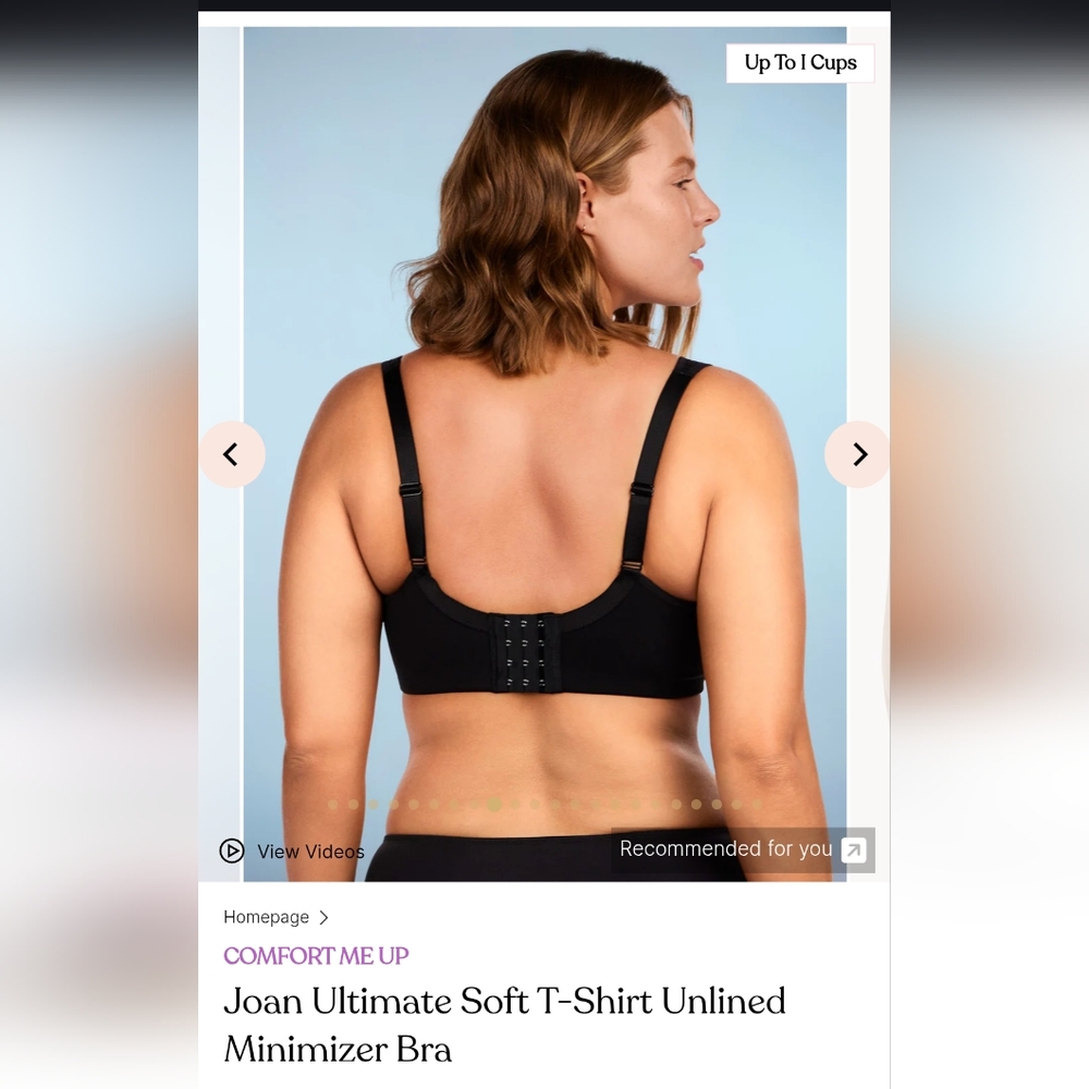 NWT Black Joan HSIA Bra - Picture 3 of 9